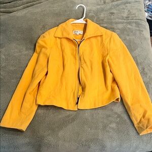 Finity Women's Vibrant Yellow Wool Jacket